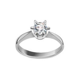 Diamantový prsten z bílého zlata 0.500 ct Nela white CSBR51A