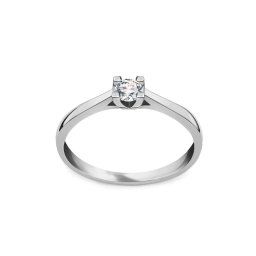 Diamantový prsten z bílého zlata 0.150 ct Lesly white BSBR050A