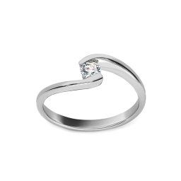 Diamantový prsten z bílého zlata 0.150 ct Lines Of Love LRBR035