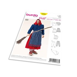 Střih Burda 2366 - Čarodějnice