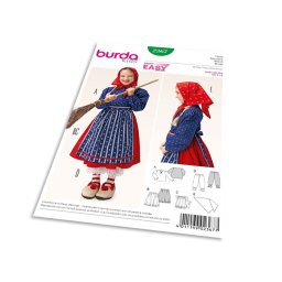 Střih Burda 2367 - Čarodějnice