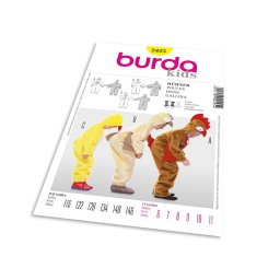 Střih Burda 2425 - Kuřátko, slepička, kohoutek