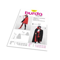 Střih Burda 2435 - Drákula, ďáblice