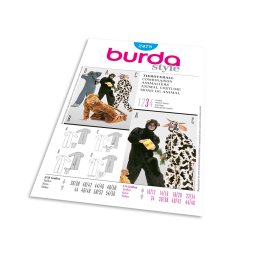 Střih Burda 2478 - Medvěd, lev, slon, kráva