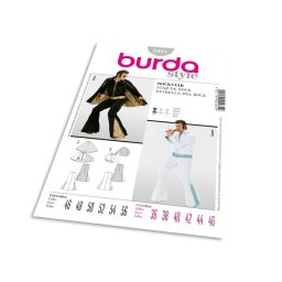 Střih Burda 2481 - Elvis, rocknroll, rockstar