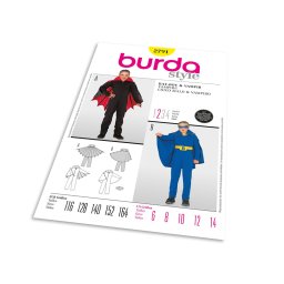 Střih Burda 2791 - Upír, superhrdina