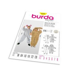 Střih Burda 4107 - Myška, pejsek