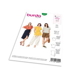 Střih Burda 6204 - Jednoduché tričko