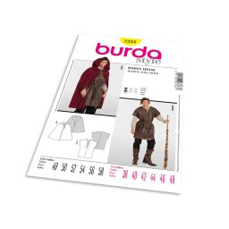 Střih Burda 7333 - Kostým Robin Hood