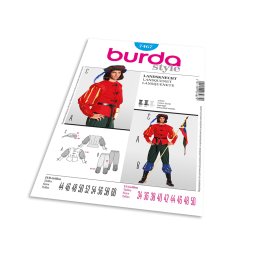 Střih Burda 7467 - Kostým na zbrojnoše