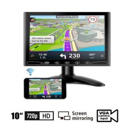 WiFi monitor 10" Mirror link - HDMI, VGA, AV připojení