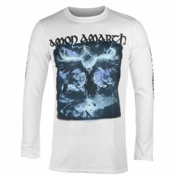 tričko pánské s dlouhým rukávem AMON AMARTH - RAVEN'S FLIGHT - WHITE - PLASTIC HEAD - PH12123LS
