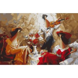 Gaira® Malování podle čísel Romantický večer M1348