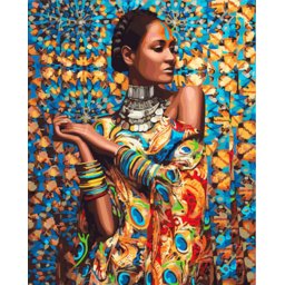 Gaira® Malování podle čísel Africká dívka M991318