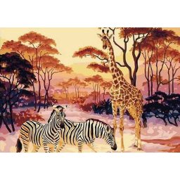Gaira® Malování podle čísel Safari M1507