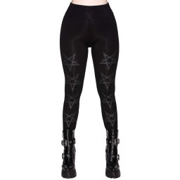kalhoty dámské (legíny) KILLSTAR - Night Terror - BLACK - KSRA003220