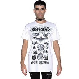 tričko unisex KILLSTAR - Stay Weird - White - KSRA003042