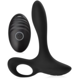 SCALA ANÁLNÍ VIBRÁTOR ERGONOMICKÝ MASAŽÉR PROSTATY NA DÁLKOVÉ OVLÁDÁNÍ - 10 FUNKCÍ - 76442474