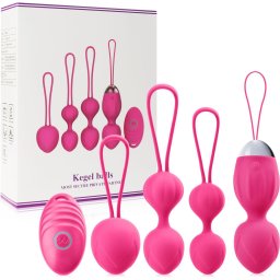 Y.LOVE VIBRUJÍCÍ VENUŠINY KULIČKY - ELEGANTNÍ SADA S OVLADAČEM - 10 FUNKCÍ - 66775431