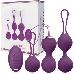 SCALA VIBRAČNÍ VENUŠINY KULIČKY - KULIČKY S VIBRÁTOREM -10 FUNKCÍ - PROCVIČOVÁNÍ SVALŮ PÁNEVNÍHO DNA, EROTICKÁ MASÁŽ - 76772304