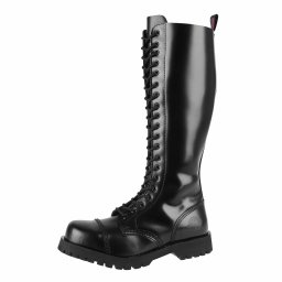 boty NEVERMIND - 20 dírkové - BLACK POLIDO - 10120SZ-001