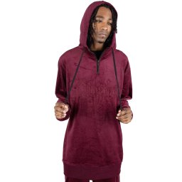 mikina unisex KILLSTAR - Fester - BURGUNDY - KSRA003463