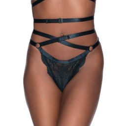 kalhotky (tanga) KILLSTAR - Shes Deadly Lace - EMERALD - KSRA003282