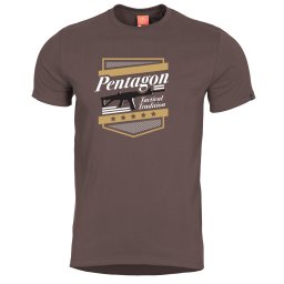 Triko A.C.R. PENTAGON tactical tradition TERRA BROWN vel. XS