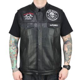 vesta pánská BLACK HEART - W-TEC RUMBLER - BLACK - 6555