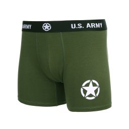 Trenýrky Boxer US Army ZELENÉ vel. S