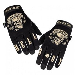 rukavice BLACK HEART - RIOTER - BLACK - 1512