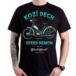 tričko pánské BLACK HEART - KOZÍ DECH - 7035
