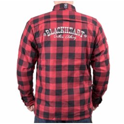 moto košile BLACK HEART - REGINALD T W-TEC - RED - 8618