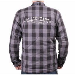 moto košile BLACK HEART - W-TEC - GREY - 8621