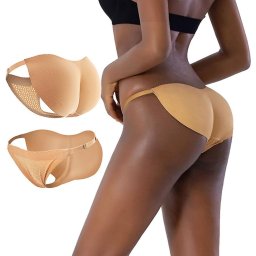 XBRA Push up tvarovací 3D kalhotky - tělové - L
