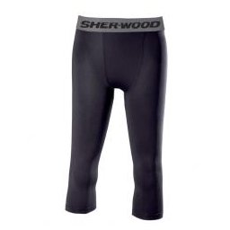 Hokejové ribano Sherwood Clima Plus Compression 3/4 Pant JR JR XL - VÝŠKA POSTAVY 163 - 168CM