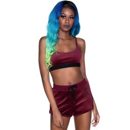 podprsenka KILLSTAR - Just Cropped Up - BURGUNDY - KSRA003453