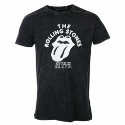 tričko pánské Rolling Stones - NYC '75 - Snow Wash - ROCK OFF - RSSWASH03MB