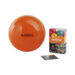 PEZZI GymBall míč, oranžový, krabička, 53 cm