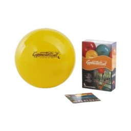 PEZZI GymBall míč, žlutý, krabička, 42 cm