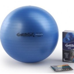 PEZZI GymBall MAX míč, modrý, krabička, 75 cm