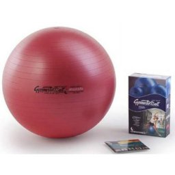 PEZZI GymBall MAX míč, červený, krabička, 75 cm