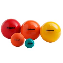 PEZZI MedicineBall Compact 12 cm, červený, 1 kg