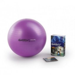 PEZZI GymBall MAX míč, fialový, krabička, 65 cm