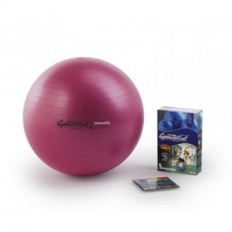 PEZZI GymBall MAX míč, růžový, krabička, 65 cm