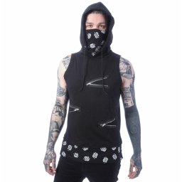 tílko pánské CHEMICAL BLACK - AUBERON - BLACK - POI1023