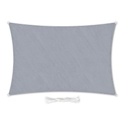 Blumfeldt Pravoúhlá sluneční clona, 2x4 m, s upevňovacími kroužky, polyester, prodyšná