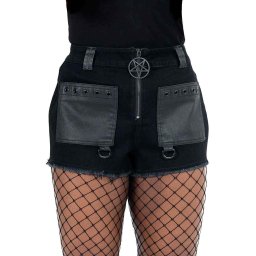 kraťasy dámské KILLSTAR - No Excuses - BLACK - KSRA003603