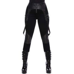 kalhoty dámské KILLSTAR - Outshined Denim Jeans - BLACK - KSRA003601