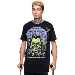 tričko unisex KILLSTAR - Kon-Tiki - BLACK - KSRA003728